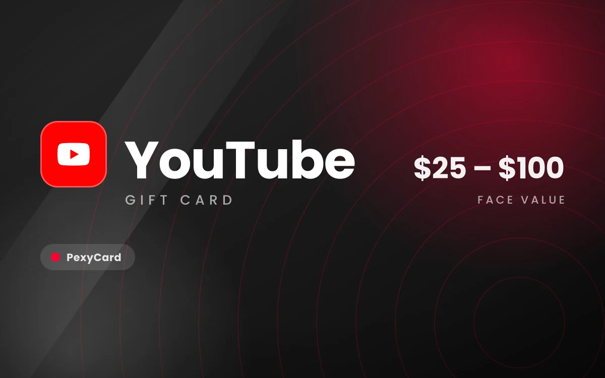 YouTube Premium digital gift card